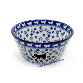 Miska sałatkowa 0,9L Ø17cm dek. 1771X Czarny Kot